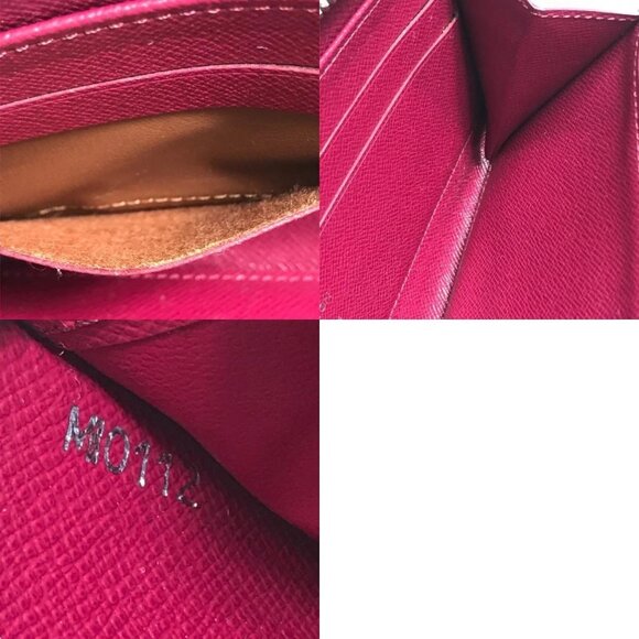 LOUIS VUITTON M60305 Epi Zippy Wallet Long Wallet Leather Dark pink/SilverHW - Picture 14 of 16